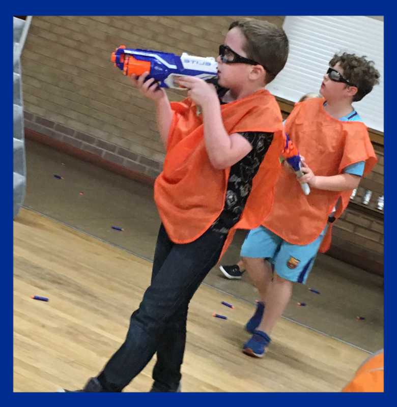 HAVE A BLAST - contact us & let the NERF party begin
